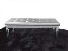 Load image into Gallery viewer, Glamour Style Bedroom In A Silver Finish