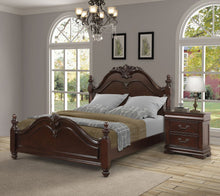 Load image into Gallery viewer, Traditional Style Bedroom In A Dark Cherry Finish