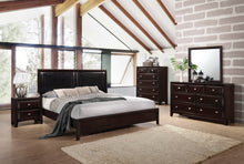 Load image into Gallery viewer, Contemporary Bedroom In An Espresso Finish Wood Fronts