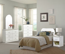 Load image into Gallery viewer, Contemporary Style Bedroom In A White Finish