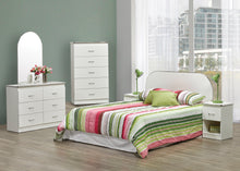Load image into Gallery viewer, Contemporary Style Bedroom In A White Finish