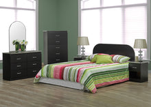 Load image into Gallery viewer, Contemporary Style Bedroom In A Black Finish