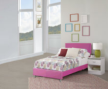 Load image into Gallery viewer, Contemporary Style Bedroom In A White And Pink Finish