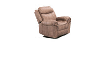 Load image into Gallery viewer, Contemporary Motion Group In A Sand Colored Polished Microfiber Fabric