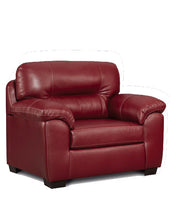 Load image into Gallery viewer, Contemporary Style In A Red Breathable Pu Fabric Living Room