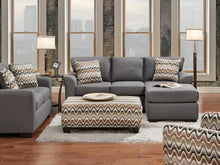 Load image into Gallery viewer, Contemporary 2Pc. Sectional In A Grey Textured Fabric