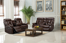 Load image into Gallery viewer, Power Motion Group In A Brown Pu Fabric