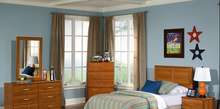 Load image into Gallery viewer, Contemporary Style Bedroom In A Copper Grain Finish