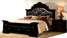 Load image into Gallery viewer, Traditional Style All Wood Construction Bedroom In A Dark Brown Finish
