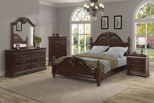 Load image into Gallery viewer, Traditional Style Bedroom In A Dark Cherry Finish
