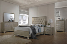 Load image into Gallery viewer, Glamour Style Bedroom In A Champagne Finish
