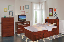 Load image into Gallery viewer, Captains Bed In A Solid Wood Construction
