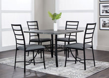 Load image into Gallery viewer, Contemporary Dining Set With Gray Faux Concrete Finish
