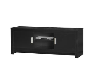 Large Tv -Stand In Black Finish