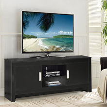 Load image into Gallery viewer, Large Tv -Stand In Black Finish
