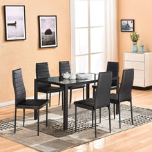 Load image into Gallery viewer, Modern Style Dining Set In A Glossy Black Finish
