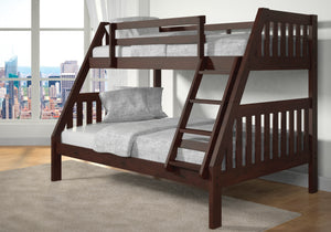 Cappuccino Finish All Wood Bunk Bed