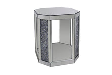 Load image into Gallery viewer, Octagon Shaped Cocktail Table With Mirror Top And Bottom Shelf
