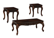 Load image into Gallery viewer, Traditional Style 3-Pack Tables In Dark Brown Finish
