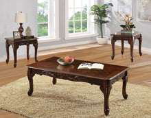 Load image into Gallery viewer, Traditional Style 3-Pack Tables In Dark Brown Finish
