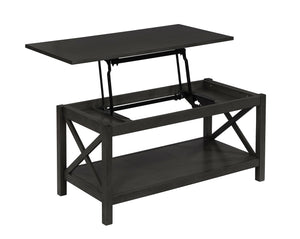 Contemporary Occasional Tables In A Black Finish