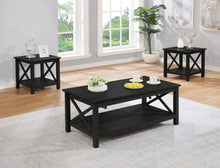 Load image into Gallery viewer, Contemporary Occasional Tables In A Black Finish
