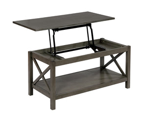 Contemporary Occasional Tables In A Gray Finish