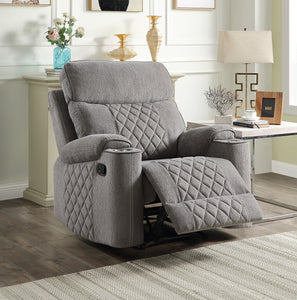 Unique Style Motion Group In A Grey Textured Fabric