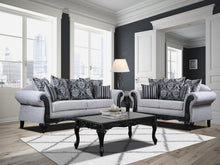 Load image into Gallery viewer, Traditional Style In A Grey Textured Fabric With Black Show Woo
