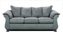 Load image into Gallery viewer, Modern Style Sofa &amp; Loveseat In Grey Microfiber Fabric
