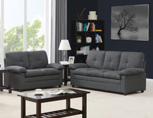 Load image into Gallery viewer, Contemporary Styling In A Gray Textured Fabric
