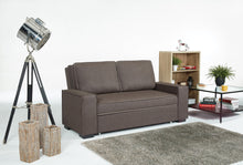 Load image into Gallery viewer, 2 In 1 Sofa Sleeper In A Grey Polyester Fabric
